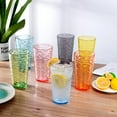 thumbnail image 4 of Zainca 20-ounce Plastic Tumblers, Acrylic Drinking Glasses High-Balls, set of 6 Clear, 4 of 4