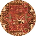 thumbnail image 1 of Ahgly Company Indoor Round Animal Orange Traditional Area Rugs, 7' Round, 1 of 1