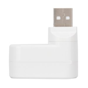 USB Ports Hubs USB 2.0 Mini Hub de l'adaptateur de Splitter rotatif pour PC Carnet Ordinateur portable Mac blanc
