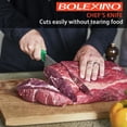 thumbnail image 2 of BOLEXINO 10 inch Japanese High Carbon Stainless Steel Chef Knife, Professional Sharp Wide Cook Knife with Non-Slip Ergonomic Handle, for Kitchen Home Restaurant (Green), 2 of 7