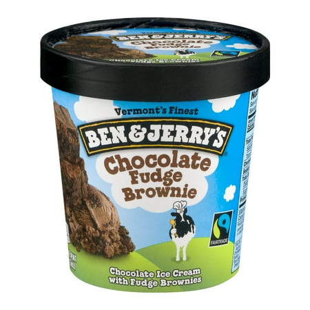 Ben & Jerry's Chocolate Fudge Brownie Ice Cream, 1 pint ...
