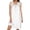 White, variant on Ohufall Women's Dress Loose Sling Solid Color Knee-Length Dress Casual Vacation Comfort Dress