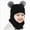 A90-Black, variant on Toddler Boys Girls Satin Lined Baby Winter Hat Earflap Beanie Warm Knit Hat Pompom Silk Lined Skull Cap 6-12 Months 12-24 Months 2T 3T 4T 5T 6T 7T 8T 9T Children(Black,2-7 Years)