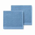 thumbnail image 1 of Swift Home 100% Cotton Washcloth, Luxuriously Soft, Highly Absorbent, Quick Dry, 2PC, Aqua, 1 of 4