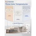 thumbnail image 2 of Ventilador de Techo ZMISHIBO 50 cm con Luces Perfil Bajo y Control Remoto Blanco, 2 of 7
