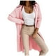 thumbnail image 2 of Pntutb Mujer Color Sólido Cardigan Lana Suéter Bolsillo Recreativo Manga Larga Tops Liquidación Pntutb Pntutb-179, 2 of 6