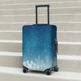 thumbnail image 3 of Wukai Christmas Snowflakes Elastic Luggage Cover: Personalized Protection for Your Suitcase - Fits 19~29-inch, Washable & Durable Travel Companion-Medium, 3 of 8