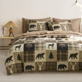 thumbnail image 1 of Set de edredón Wake In Cloud Rustic Cabin Christmas King, 1 of 7
