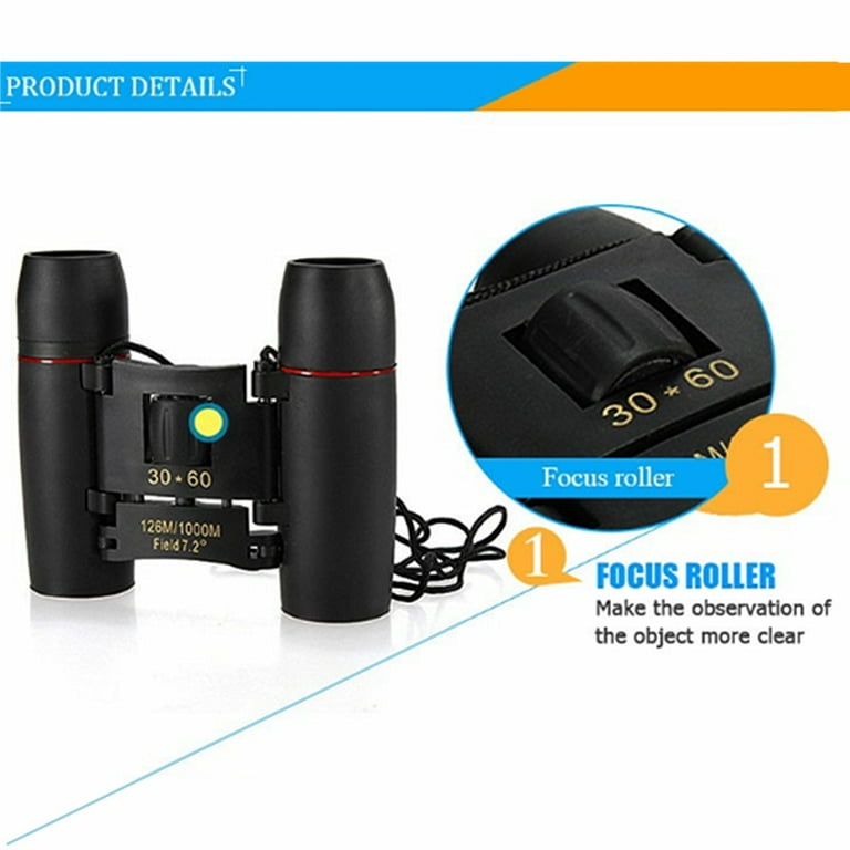 30x60 Day&Night Vision Binoculars, Waterproof, Foldable, for