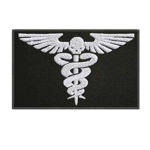 Apothecary Warhammer 40k Embroidered Patch Iron-On Applique, Cosplay Vest Clothing Badge Back Packs Uniform, Geeks & Gamers, Table Top, Anime, Cartoon, Grim Dark DIY