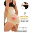 thumbnail image 6 of LELINTA Women's 2 Pack Shapewear Butt Enhancer - for Bum Butt Push Up Panty Underwear Comfortable Body Shaper Hips Enhancer Tummy Control Panties/Beige,Black, 6 of 8
