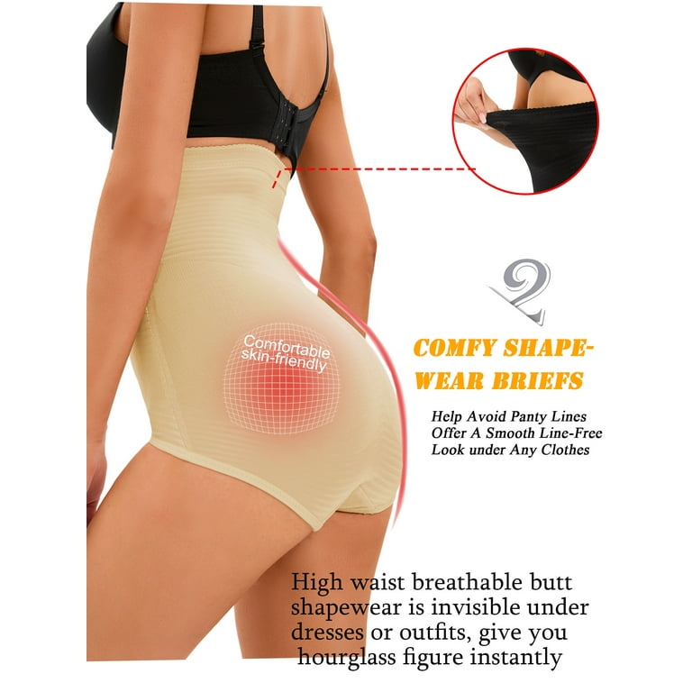 LELINTA Women's 2 Pack Shapewear Butt Enhancer - for Bum Butt Push
