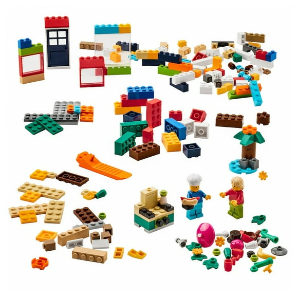 201-piece LEGO® brick set, mixed colors