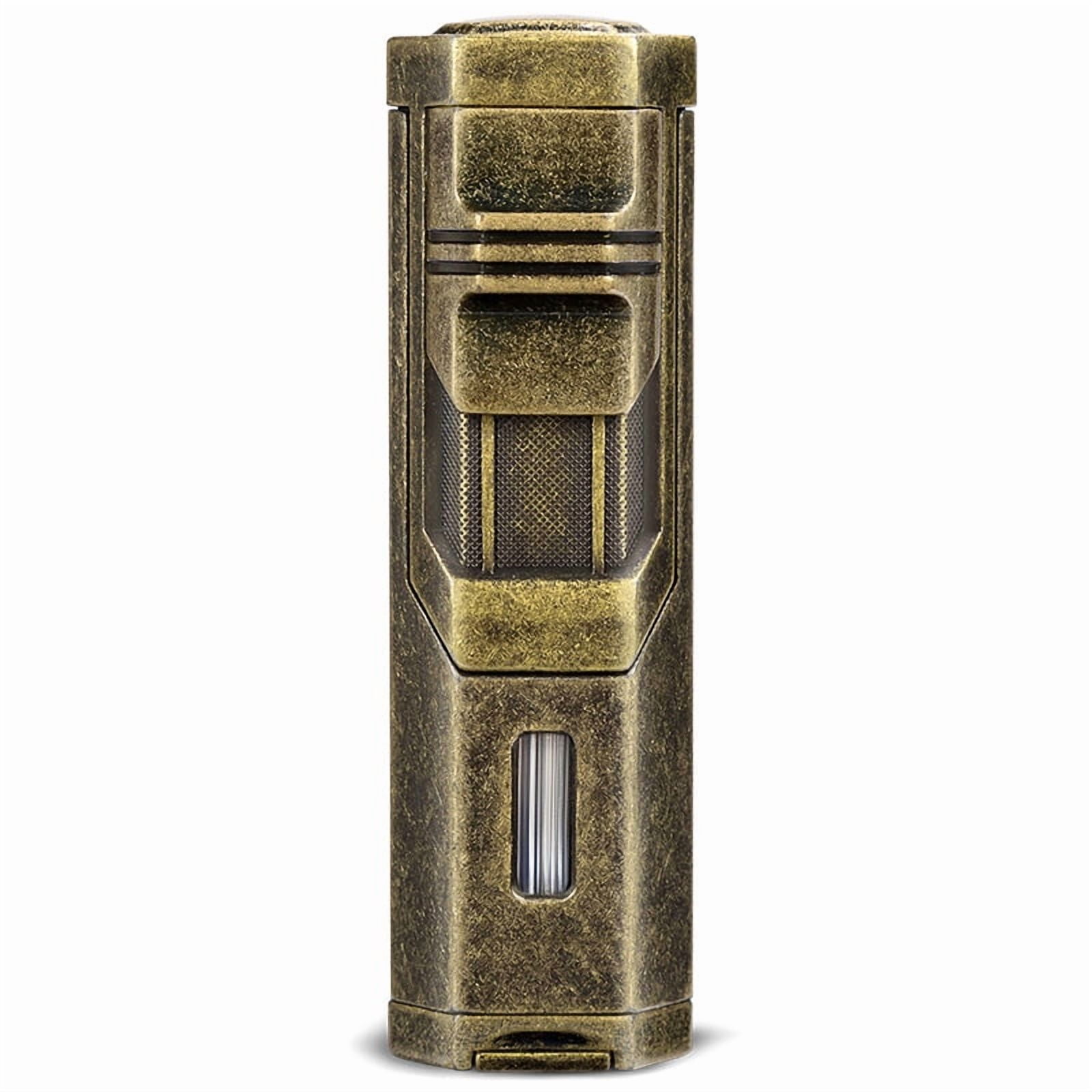 Cigar Lighter, Windproof Direct Impact Titanium Alloy Lighter, Portable Travel Cigar Lighter