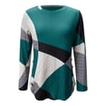 thumbnail image 4 of Blouses for women dressy casual Polyester Soft Clothing XXXL Green womens blouses, 4 of 5