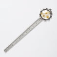 thumbnail image 5 of Daisies Elegant Vintage Silver Lace-Edged Book Mark: a Timeless Gift for Readers and Book Lovers, 5 of 5