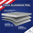 thumbnail image 2 of Aluminum Heavy Duty 30 Micron Tin Foil Roll – 12 inch wide x150ft ft Length,150 sq ft – BBQ Grade & Extra Thick, Strong Enough for Food Service Industry with cutter -, 2 of 4