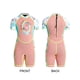 thumbnail image 4 of Soidarity Traje de neopreno para niños de 2MM, traje de neopreno para mantener el calor, mono de protección resistente al desgaste, traje de Deportes acuáticos Toronja Rosa S, 4 of 6