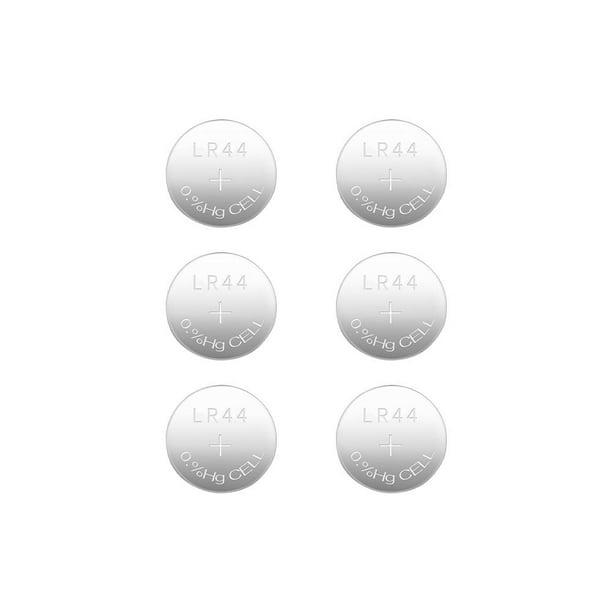 Pile LR44 Piles bouton alcalines au lithium 1,5 V, 6/paquet