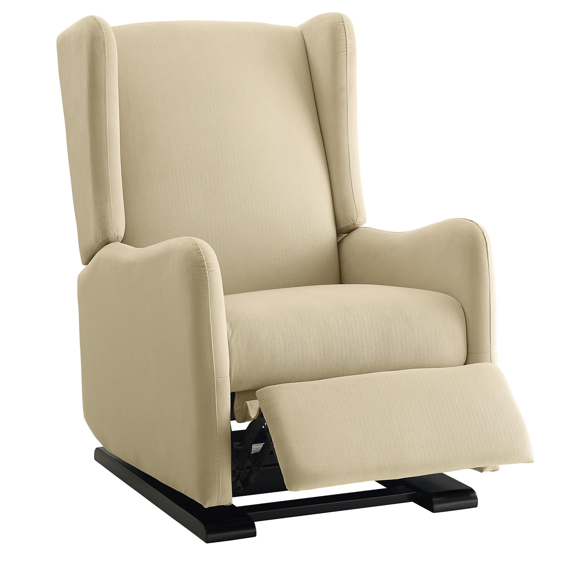 baby relax addison swivel gliding recliner beige