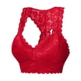 thumbnail image 4 of Sweet Home Farm Front Closure Bras for Women Plus Size Vest Crop Wire Bra Lingerie Sexy V Neck Underwear S 3XL Pack Of 2 Bras, 4 of 8