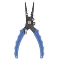 thumbnail image 3 of Reaction Tackle Fishing Pliers 7" Stainless Steel – Straight End Pliers with Braid Cutter, Hook Remover & Crimper – Teflon Coated Saltwater Fishing Pliers with Sheath & Lanyard, 3 of 9