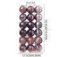 thumbnail image 6 of CHGBMOK 60mm/2.36" Multicolor Christmas Balls 36 pack Shatterproof Plastic Hanging Ornaments Christmas Wedding Holiday Party Decorations(Coffee), 6 of 8