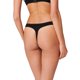 thumbnail image 2 of SCHIESSER Tangas de Mujer Pack de 4 - Tanga, Algodón Stretch, Serie 95/5, liso Negro XS (X-Small), 2 of 3
