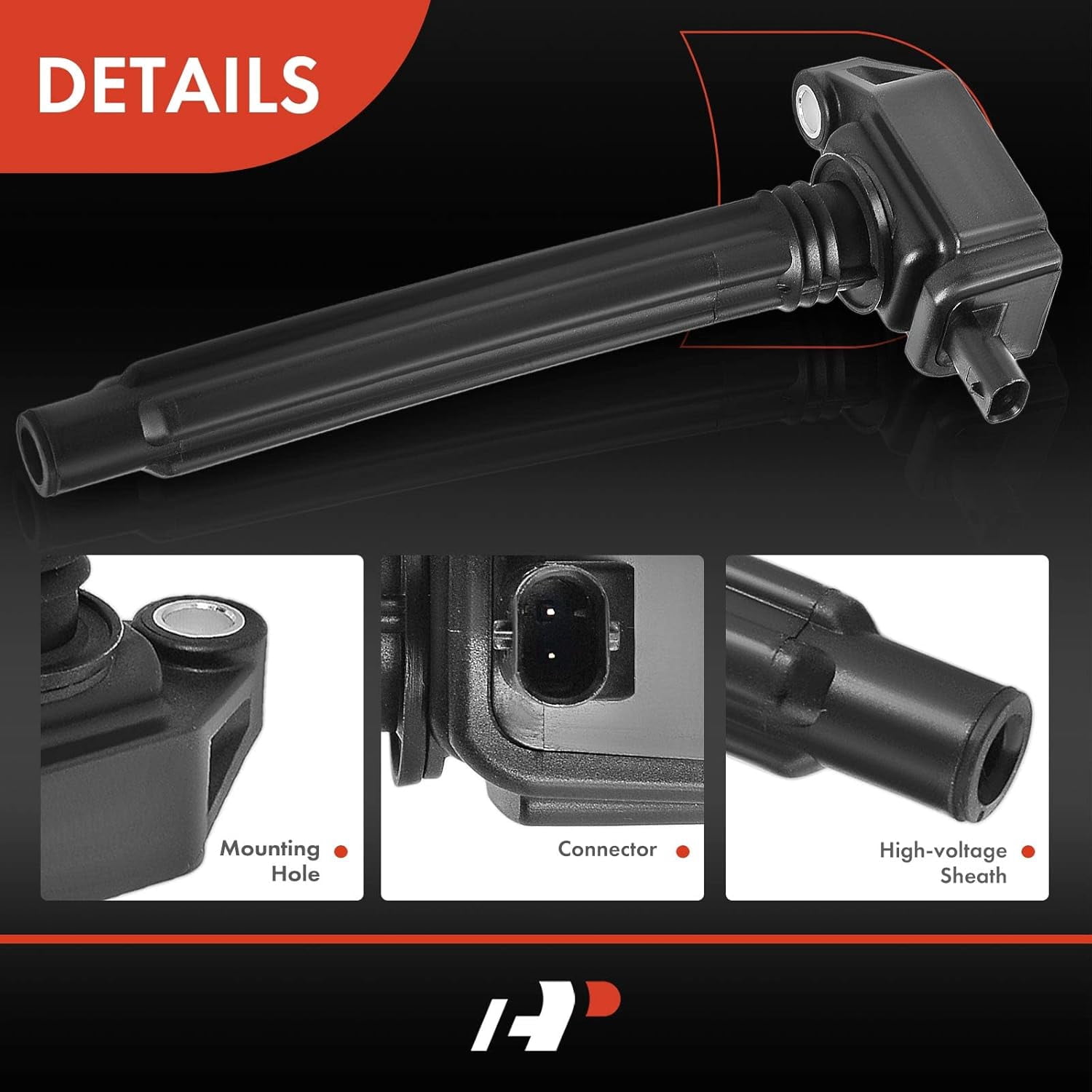 A-Premium Ignition Coil Pack Compatible with Chrysler 200 Dodge Dart Fiat 500X Jeep Cherokee Compass Renegade Ram ProMaster City L4 2.4L 4-PC Fits select: 2015-2017 CHRYSLER 200 LIMITED