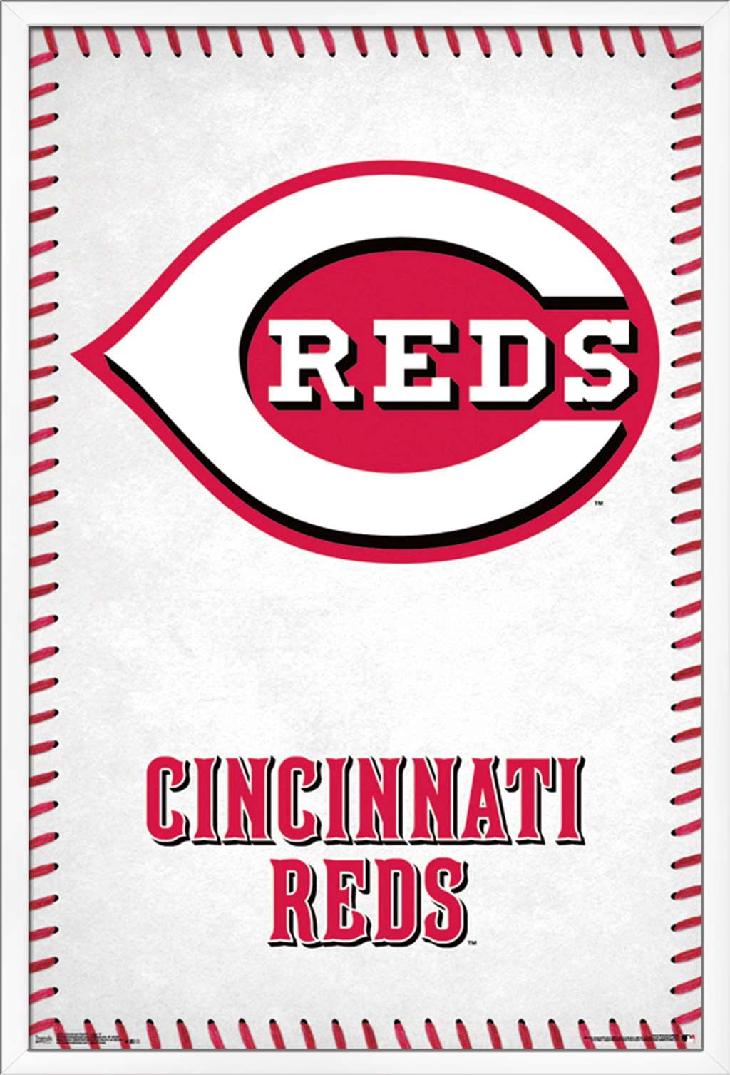 Baseball Bourbon Sign Cincinnati Reds Wall Decor