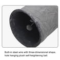 thumbnail image 2 of BIMZUC Suede Cat Tunnel Toy Foldable Peekaboo Tube for Indoor Cats with Self-Entertaining Ball Built-in Steel Wire Soft Small Gray 25.59 inches / 65 cm, 2 of 6