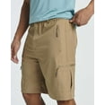thumbnail image 5 of 2 & 3 Pack: Men's Hiking Cargo Shorts Fishing Outdoor Tactical Travel Camping Casual Golf 5 Zipper Pockets, 5 of 6