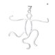 thumbnail image 4 of Colgante de moda Base en blanco cera de abejas soporte de collar de moda ligero suministros de pendientes de mujer accesorios de fabricación de Ropa, zapatos y accesorios Miscelánea M/Blanco-oro Qarigey  AP016782-03, 4 of 6