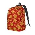 thumbnail image 1 of Fotbe Christmas With Gold Snowflakes Mochila de Lona con Estampado, Mochila Duradera, Mochila Versátil de Alta Calidad, Mochila Compacta Vintage-Medium, 1 of 5