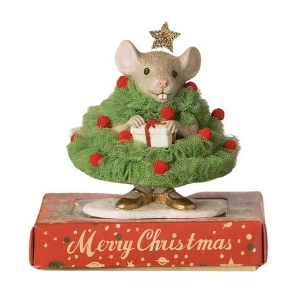 Bethany Lowe Jolly Tree Pixie Mouse Figurine