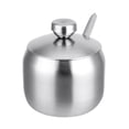 thumbnail image 2 of 2x Azucarero de Accesorios de Cocina Azucareros con Azucarero de Material Acero Inoxidable Plástico Cocina 2 piezas, 2 of 8