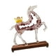 thumbnail image 3 of Estatua de caballo, adorno de mesa, resina coleccionable, decoración Feng Shui, figura decorativa para estante, chimenea, regalo de inauguración de la Púrpura, 3 of 8