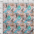 thumbnail image 3 of oneOone Cotton Cambric Dark Peach Fabric Beach Fabric For Sewing Printed Craft Fabric By The Yard 42 Inch Wide, 3 of 4