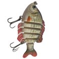 thumbnail image 2 of Ndcxsfigh Señuelo Pesca Crankbait 6 Segmentos Mini Multi Articulado Swimbait 9cm (blanco), 2 of 4