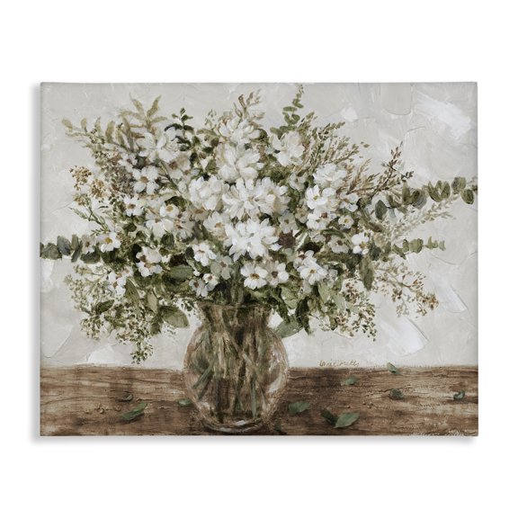 Stupell Industries Farmhouse Romance in Bloom Bouquet Canvas Art, 20 x 16, by Lanie Loreth