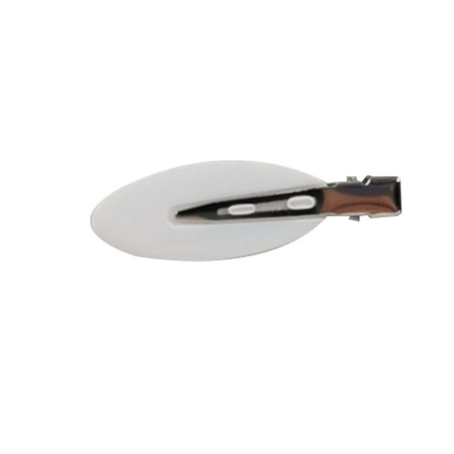2 Pcs Épingles à Cheveux Sans Trace Matériau Robuste Simple Charmant Pince à Cheveux Mode pour Bébé Femmes Filles Dame Ovale Blanc