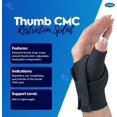 thumbnail image 4 of Férula de restricción Thumb CMC Comfort Cool Left Medium Plus, 4 of 8