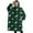Green Sun Moon, variant on Oversized Wearable Blanket Hoodie,Green Octopus Planet Star Pattern Sherpa Blanket Hoodie with Super Pockets,Super Warm Fuzzy Pullover for Women & Men