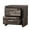 Dark Brown, variant on 16" Deep, Synthetic Wood Build - Durable Dovetail Joints - Bedroom Setup - Stylish Nightstand