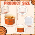 thumbnail image 3 of Vasos Sunnyray para aperitivos con forma de aro de baloncesto, 24 juegos con tarjetas, 250 ml, 3 of 6