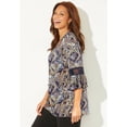 thumbnail image 2 of Catherines Women's Plus Size Dream Drape Bella Crochet Trim Top, 2 of 3
