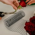 Flower Arrangement Chicken Wire Mesh Girl Barbed Fencing Craft for