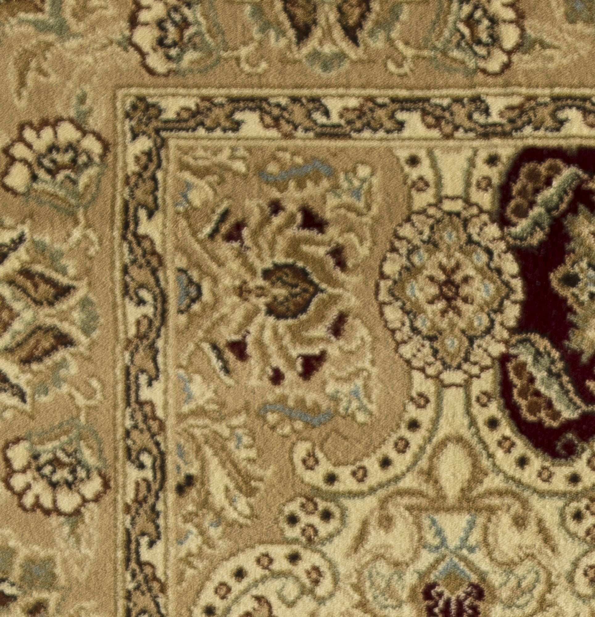 Rugs America Vista P108-BER Panel Berber Oriental Traditional Pink Area Rug, 5'3"x7'10"