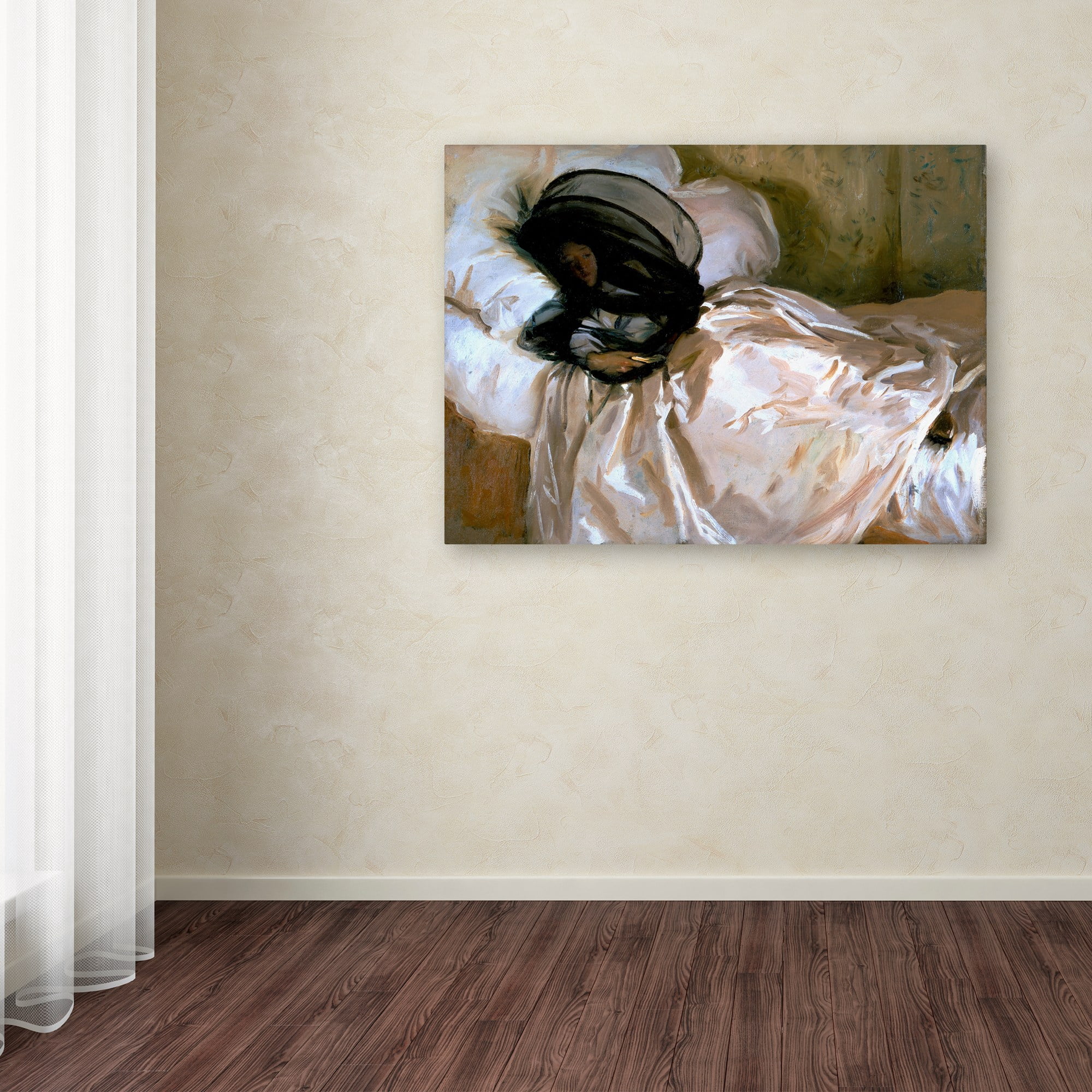 John Singer Sargent 'The Mosquito Net' Canvas Art