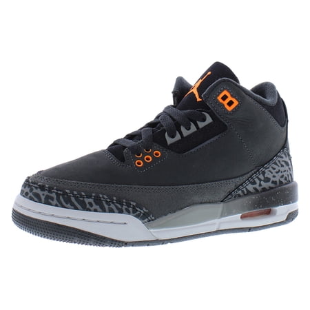 Nike Air Jordan 3 Retro Suede GS Boys Shoes Size 4, Color: Night Stadium/Total Orange